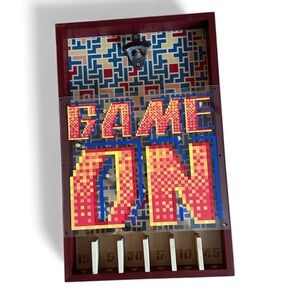 RETRO BOTTLE CAP OPENER PLINKO “ GAME ON” GAME ROOM MAN CAVE 21”x 13.4”x 2”